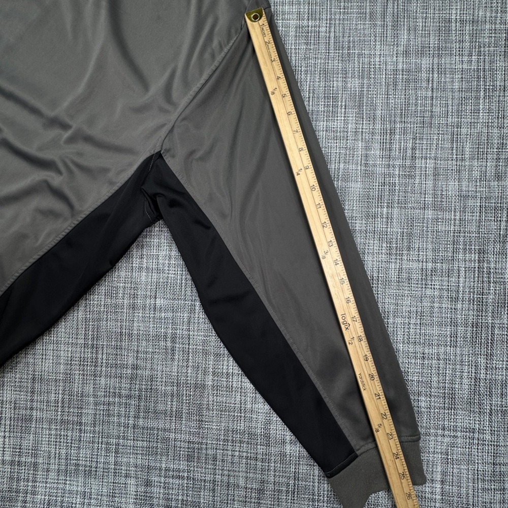 Rocawear Classic Mens Track Jacket 5XB Gray Black Full Zip Polyester Colorblock - Picture 7 of 10